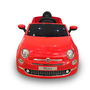 Tachan Fiat 500 6V Rojo Radio Control Coche Eléctrico Infantil Licencia Oficial con Luces Sonidos USB Puertas Abatibles y Suspensión +3 Años