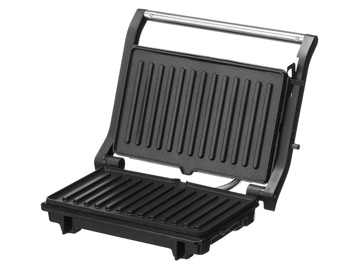 ARGON Parrilla Doble Presión Media Negra 1000W 26x9x23cm (Set de 4)