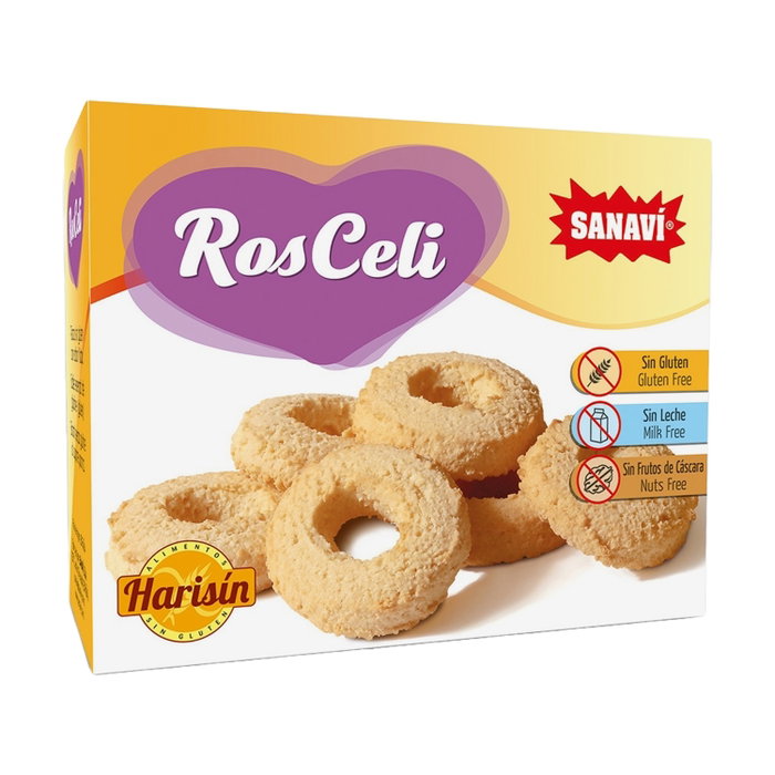 Sanavi Rosceli Sin Gluten 200 grs - Delicado Sabor a Nata Sanavi Rosceli Sin Gluten 200 grs - Delicado Sabor a Nata