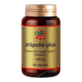 OBIRE Propolis Plus 90Cap. Própolis Equinácea Tomillo Vitamina C Complemento Inmunitario