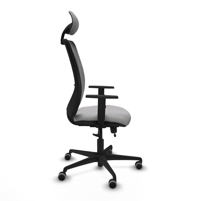 PIQUERAS Y CRESPO Silla de oficina Zulema con mecanismo Sincro/Traslack, Gris claro y Negro PIQUERAS Y CRESPO Silla de oficina Zulema con mecanismo Sincro/Traslack, Gris claro y Negro
