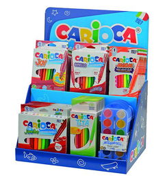 Lote Carioca School 7X 40569 Carioca Jumbo Estuche De 12 9X 40614 Carioca Joy Estuche De 12 9X 41457 Carioca Birello Caja De 12 9X 42785 Carioca Neon Caja De 8 12X42793 Carioca Tita Estuche De 12 8X 42400 Carioca Acuarelas Estuche 12