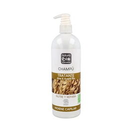 NATURABIO COSMETICS Champu Tratante Aloe-Avena 740Ml Nutre Repara Cabello Vegano ECOCERT Uso Diario