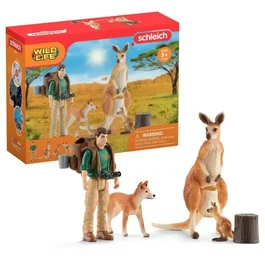 Schleich 42550 Aventuras en Oceanía, figuras de animales salvajes para niños a partir de 3 años