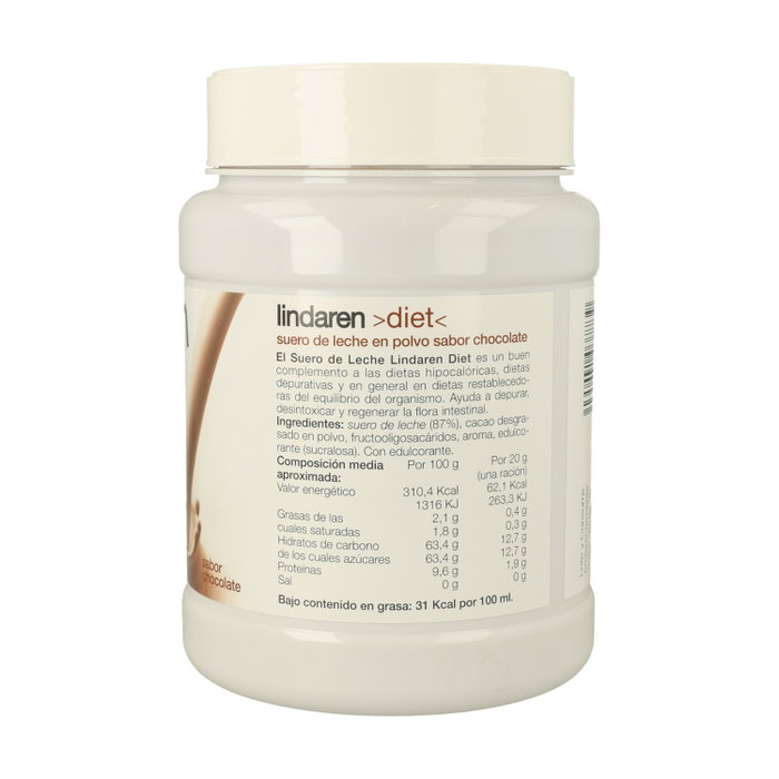 Plantis Lindaren Suero de Leche Chocolate 500 g
