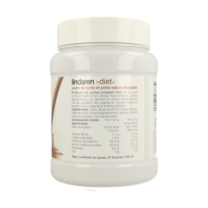 Plantis Lindaren Suero de Leche Chocolate 500 g