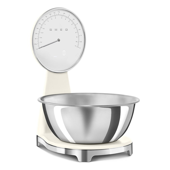 Smeg Báscula electrónica KSF01CRWW estilo 50's en color crema Smeg Báscula electrónica KSF01CRWW estilo 50's en color crema
