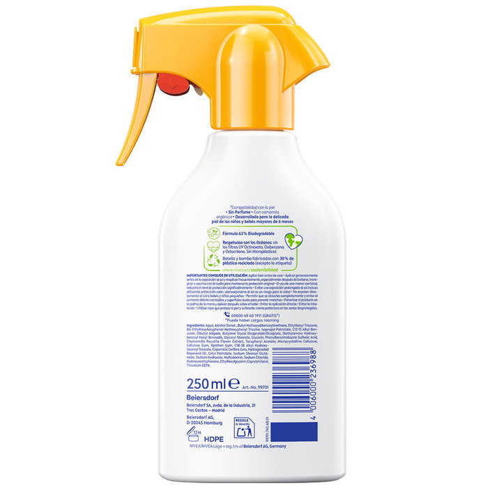 Nivea SUN BABIES & KIDS Spray Loción Solar SPF50+ 250 ml