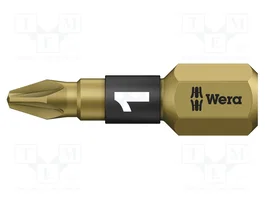 WERA Punta de destornillador BiTorsion Pozidriv® PZ1 1/4 pulgadas