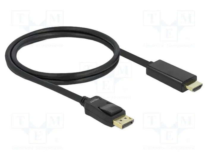 DeLOCK Cable DisplayPort 1.1 a High Speed HDMI-A 1 m Negro DeLOCK Cable DisplayPort 1.1 a High Speed HDMI-A 1 m Negro