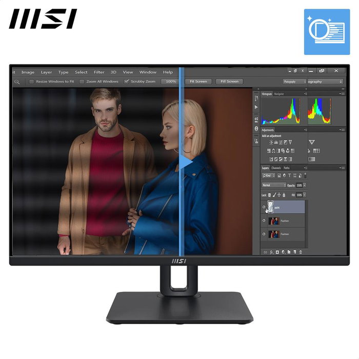 MSI Pro MP245PG Monitor 23.8 Pulgadas Full HD IPS 100Hz Negro MSI Pro MP245PG Monitor 23.8 Pulgadas Full HD IPS 100Hz Negro