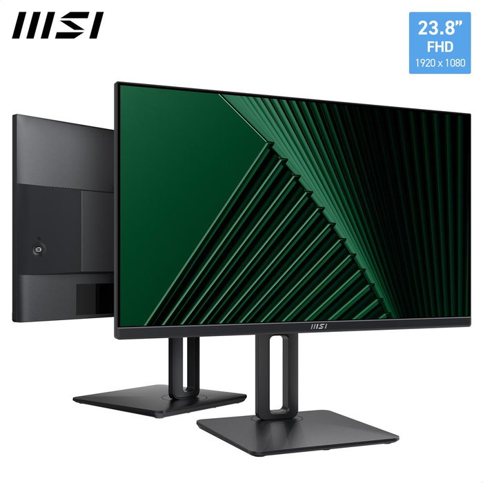 MSI Pro MP245PG Monitor 23.8 Pulgadas Full HD IPS 100Hz Negro MSI Pro MP245PG Monitor 23.8 Pulgadas Full HD IPS 100Hz Negro