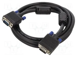 DeLOCK Cable VGA 2m Macho-Macho Negro