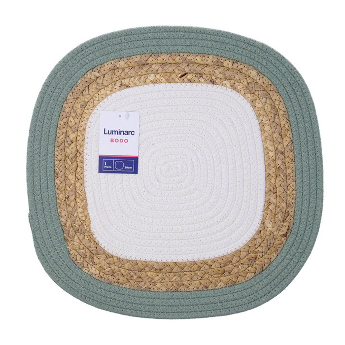 Luminarc Mantel Individual Bodo Blanco 38x38 cm (12 Unidades)