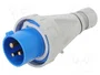 SEZ DK Enchufe Macho 16A IEC 60309 Azul