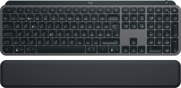 Logitech MX Keys S Teclado Inalámbrico, Retroiluminado, con Teclado Numérico, Graphite - 920-011573
