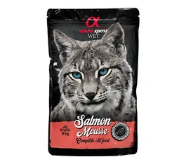 Alpha Spirit Feline Mousse Salmón 24x85 gr Comida Húmeda para Gatos