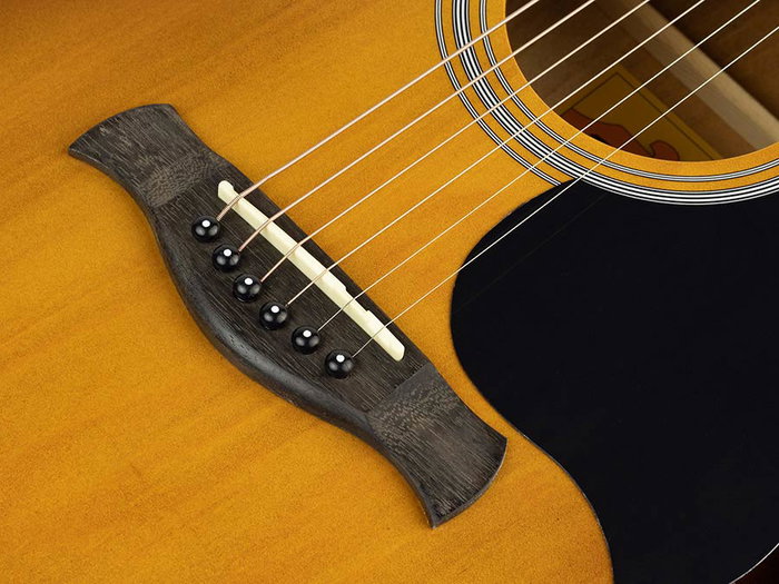 Guit. Acú. E Dreadnought Richwood Sunburst