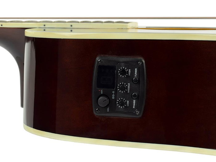 Guit. Acú. E Dreadnought Richwood Sunburst