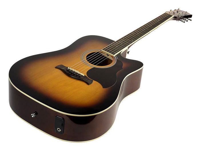 Guit. Acú. E Dreadnought Richwood Sunburst