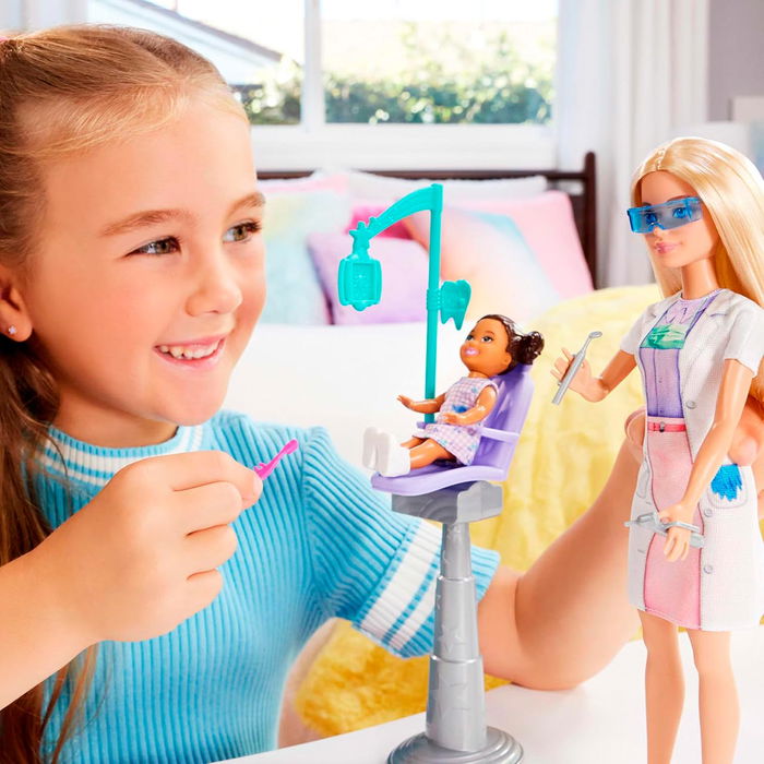 Barbie Muñeca Dentista Tú Puedes Ser JCR74 Mattel