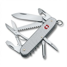 VICTORINOX V-0.82 71.26 Navaja Farmer X Alox, Plateado