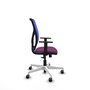 PIQUERAS Y CRESPO Silla de oficina Motilla Morado y Azul
