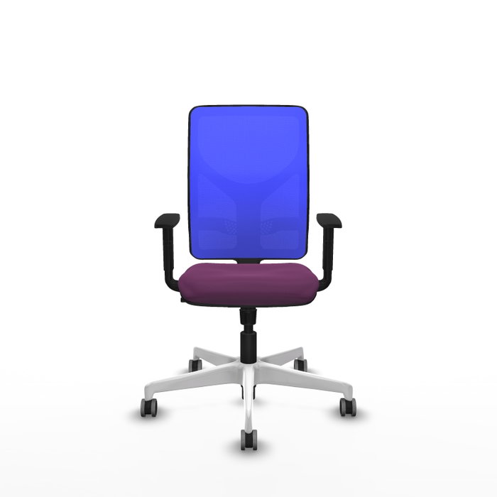 PIQUERAS Y CRESPO Silla de oficina Motilla Morado y Azul PIQUERAS Y CRESPO Silla de oficina Motilla Morado y Azul