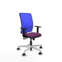 PIQUERAS Y CRESPO Silla de oficina Motilla Morado y Azul