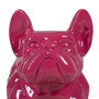 Ixia Figura Bull Dog Fucsia Resina 88 x 38 x 63 cm
