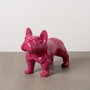 Ixia Figura Bull Dog Fucsia Resina 88 x 38 x 63 cm