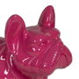 Ixia Figura Bull Dog Fucsia Resina 88 x 38 x 63 cm