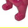 Figura Bull Dog Fucsia Resina 88 X 38 X 63 cm