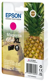 Epson 604XL - Cartucho de Tinta Original Alto Rendimiento (XL) Magenta (2.4ml) - Pack Individual para Expression Home y WorkForce