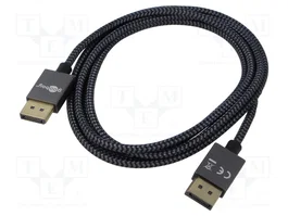 GOOBAY Cable DisplayPort 2.1 a 2m negro-gris