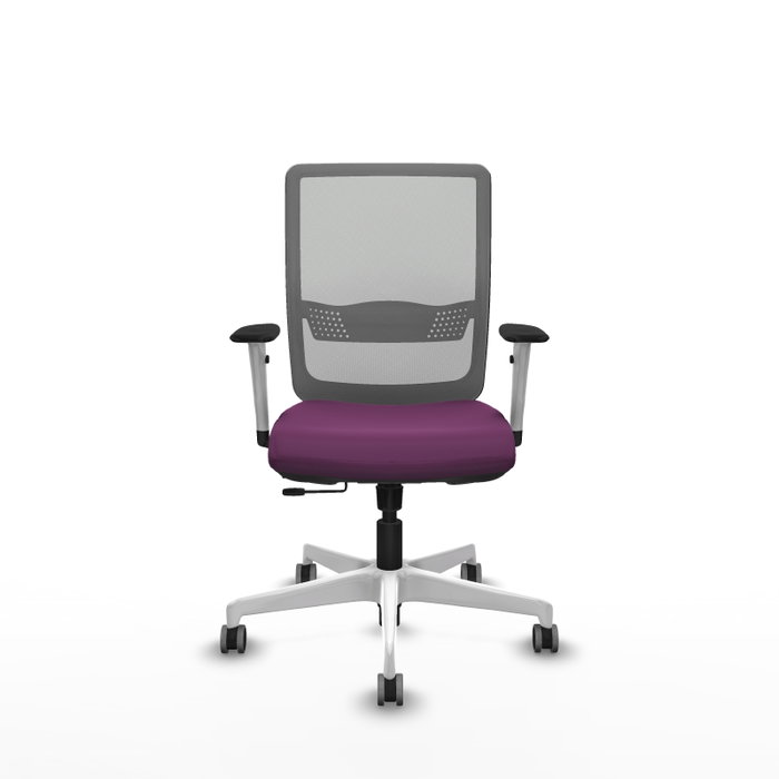PIQUERAS Y CRESPO Silla de oficina Haches Morada y Gris PIQUERAS Y CRESPO Silla de oficina Haches Morada y Gris
