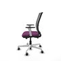 PIQUERAS Y CRESPO Silla de oficina Haches Morada y Gris