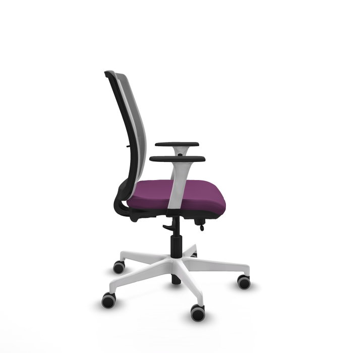 PIQUERAS Y CRESPO Silla de oficina Haches Morada y Gris PIQUERAS Y CRESPO Silla de oficina Haches Morada y Gris