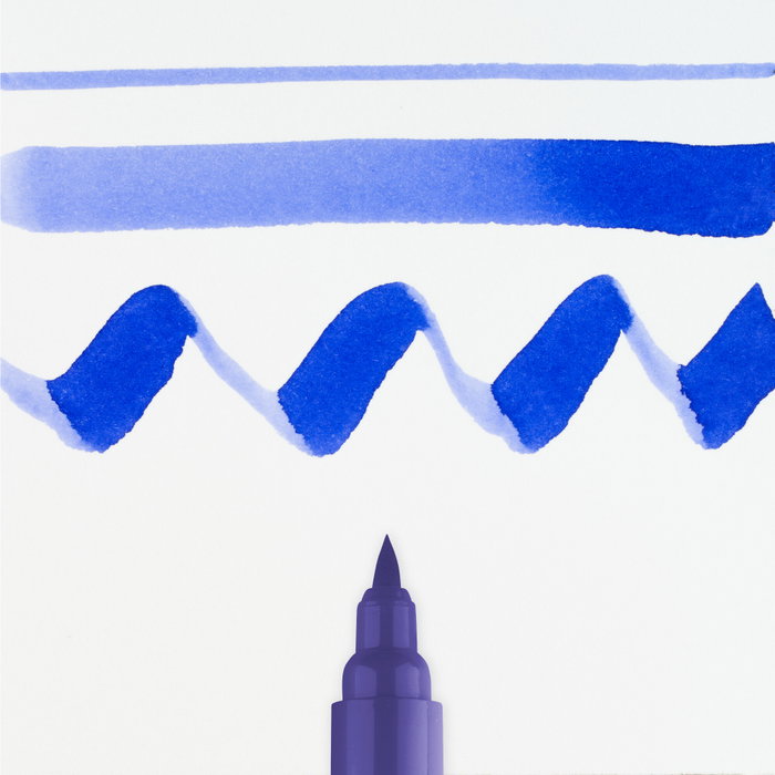 Ecoline Brush Pen Azul Ultramar Violeta 507