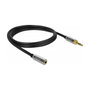 DeLOCK Cable de audio 3,5 mm con adaptador de 6,35 mm, 5 m