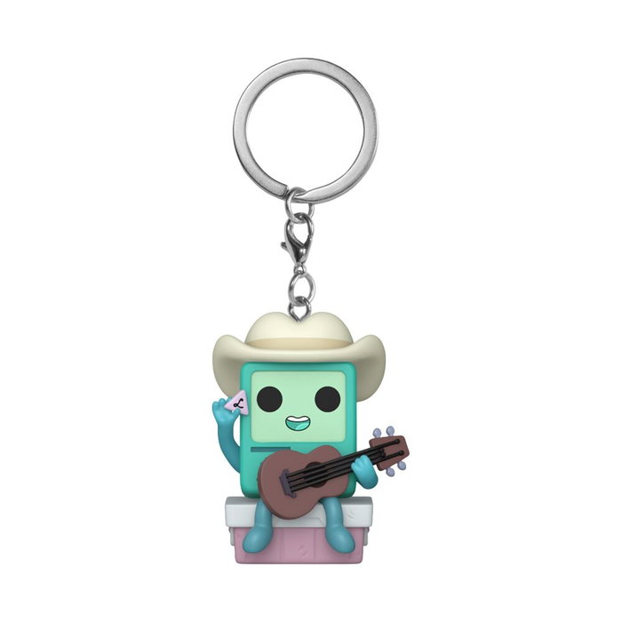 FUNKO Llavero Pocket POP Adventure Time Cowboy BMO con guitarra FUNKO Llavero Pocket POP Adventure Time Cowboy BMO con guitarra
