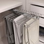 Emuca Pantalonero extraíble con 11 varillas y guías de extracción total