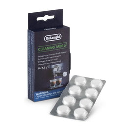DeLonghi Pastillas de Limpieza para Máquinas de Café y Espresso, 8 x 1,5g
