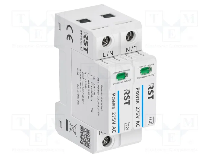 RST Limitador de sobretensiones Tipo 2 275V AC
