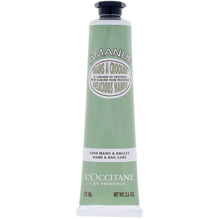 L'Occitane En Provence Crema de Manos Deliciosas Almendra - Hidratación Profunda, Textura Fundente - 75 ml