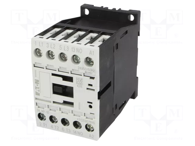 EATON ELECTRIC Contactor DILM7 3-polar 24VAC 7A EATON ELECTRIC Contactor DILM7 3-polar 24VAC 7A
