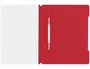 Leitz Carpeta Dossier Fastener Din A4 Rojo Tapa Transparente 250 Hojas Caja 25 Unidades