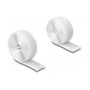 DeLOCK Cinta de gancho y bucle de alta resistencia 1 m x 20 mm blanco