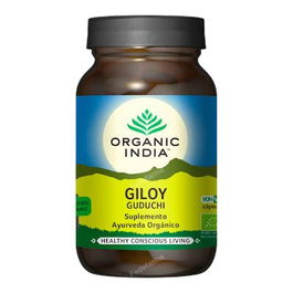 Organic India Giloy Guduchi Suplemento Ayurveda Organico 90 Cápsulas