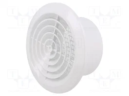 DOSPEL S.A. Rejilla de ventilación blanca Ø144x68mm